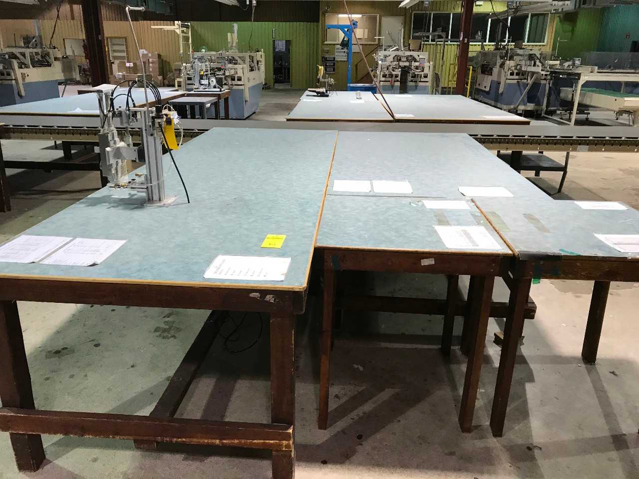 Sorting Tables Lot of 4 - MATERIAL HANDLING