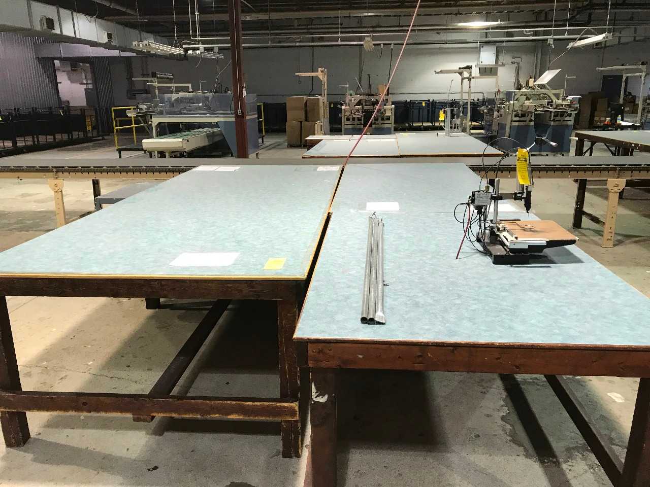 Sorting Tables Lot of 4 - MATERIAL HANDLING