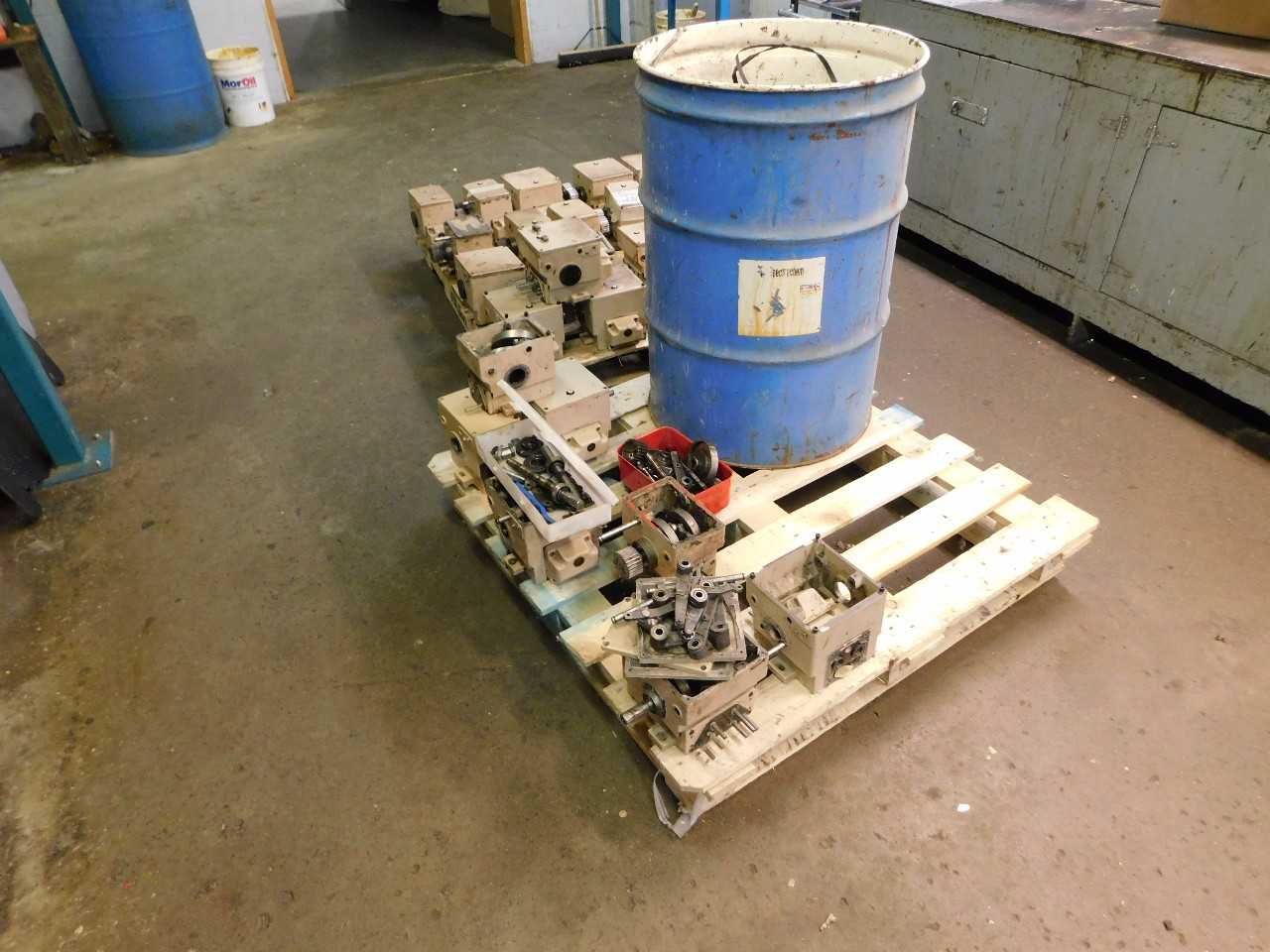  Mechanical Tucker Parts on pallet - INDUSTRIAL PARTS