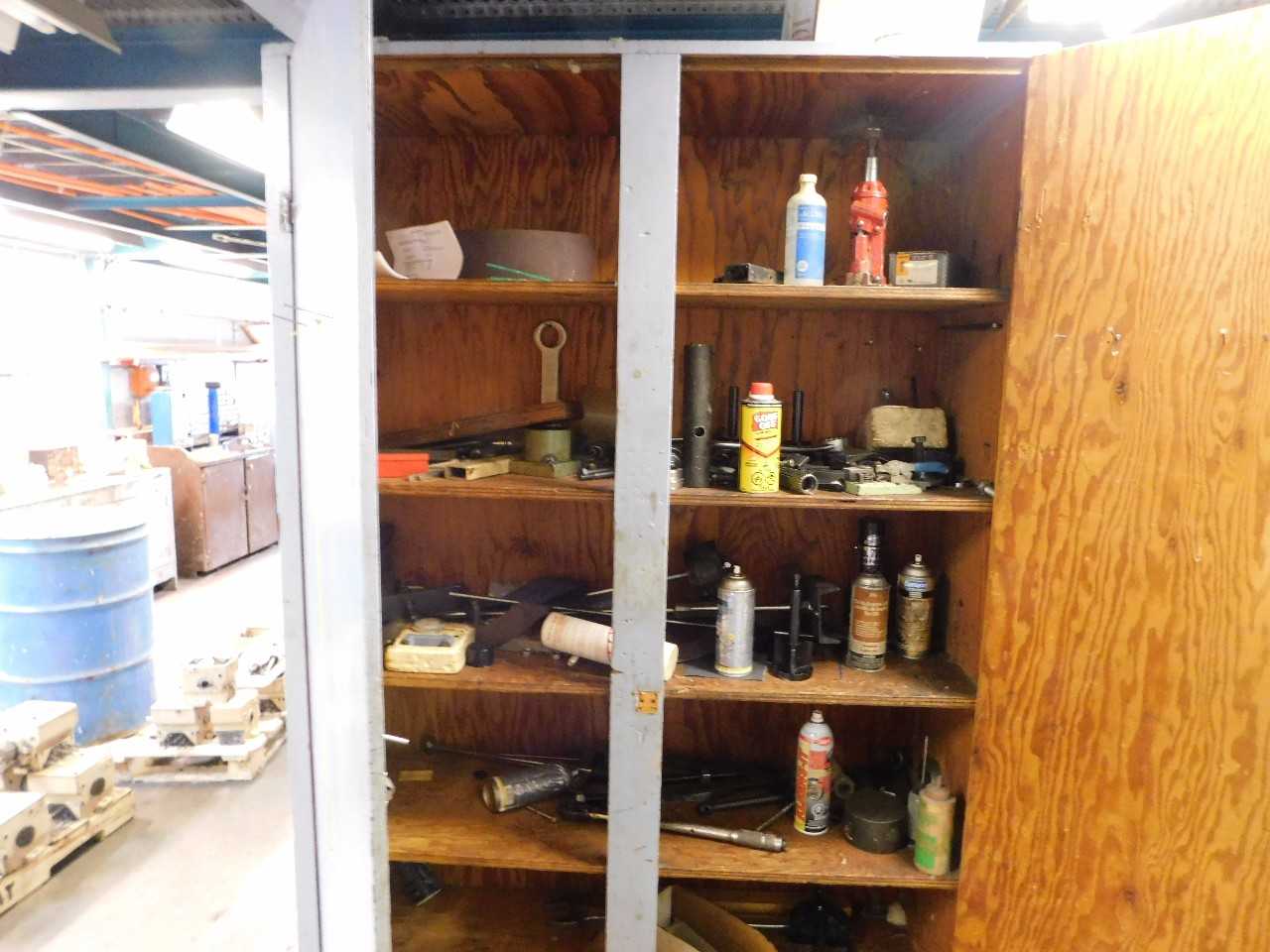 Cabinet with Misc  Contents - INDUSTRIAL PARTS