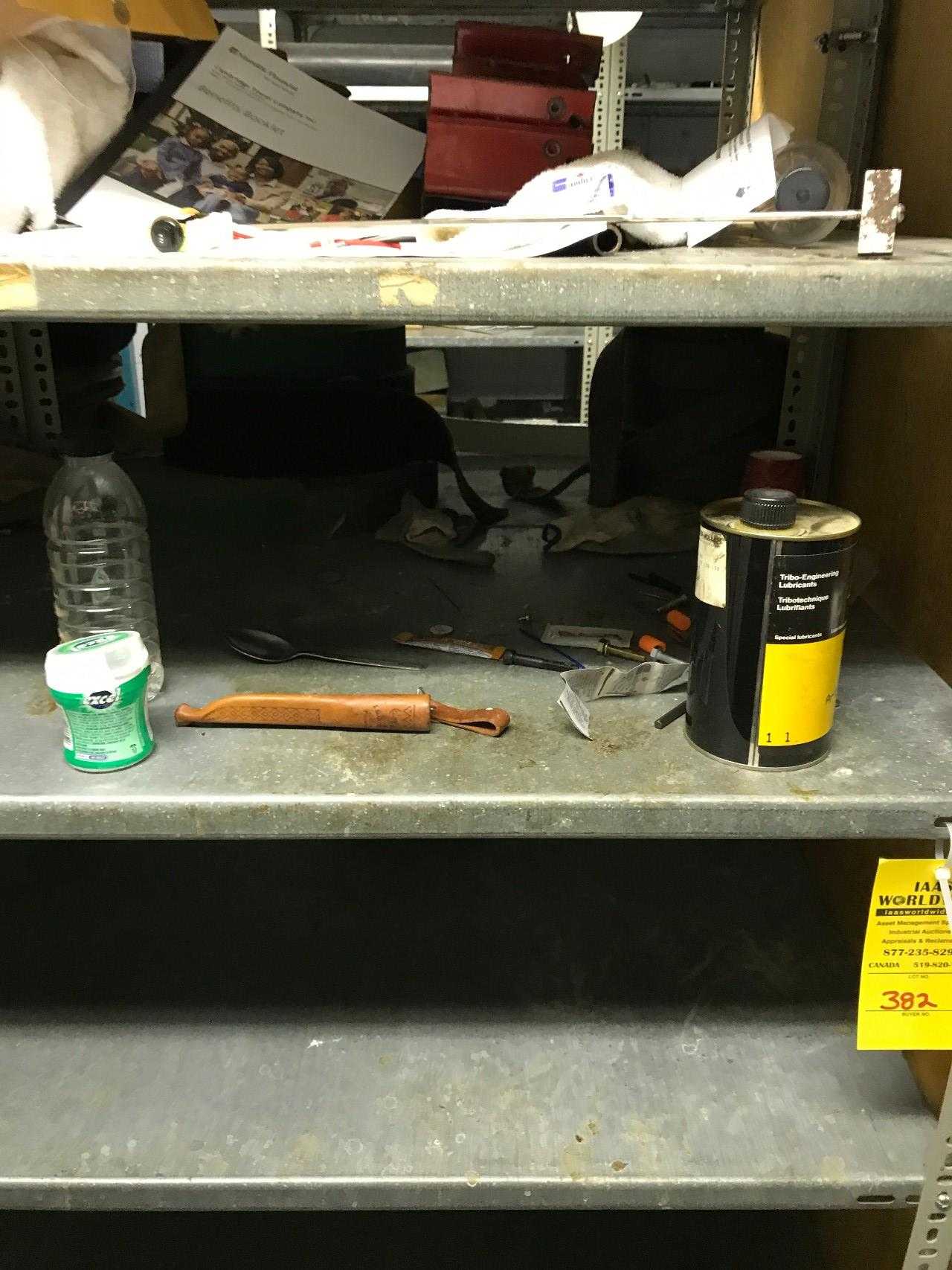 Parts Room Shelving with Misc Parts 13 Racks - INDUSTRIAL PARTS