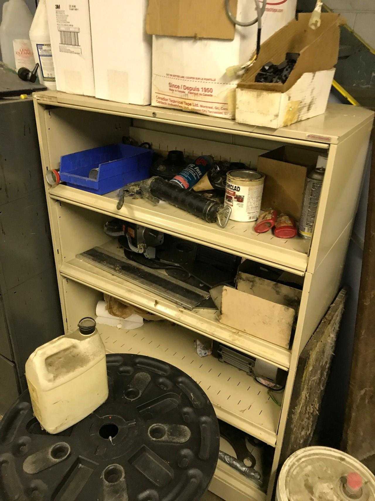Parts Room Belts Misc. Contents of Closest  - INDUSTRIAL PARTS