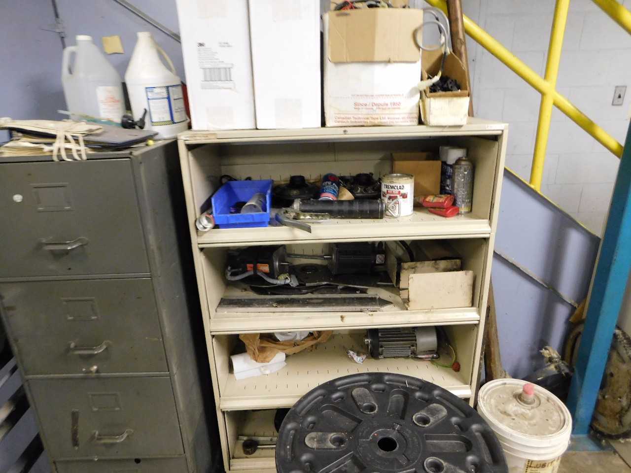 Parts Room Belts Misc. Contents of Closest  - INDUSTRIAL PARTS