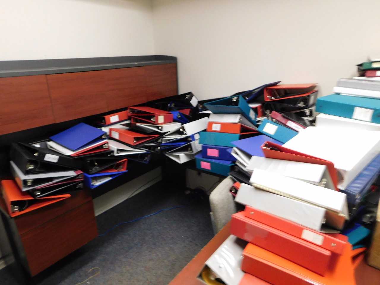 Desk and Binders - PLANT & FACILITY