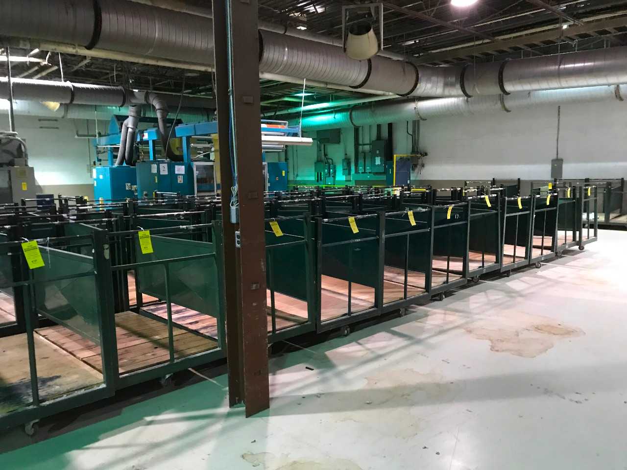 Carts  Lot of 3  278#,   69" Wide, 39" Tall, 32"D   / Inside Dimensions - MISCELLANEOUS
