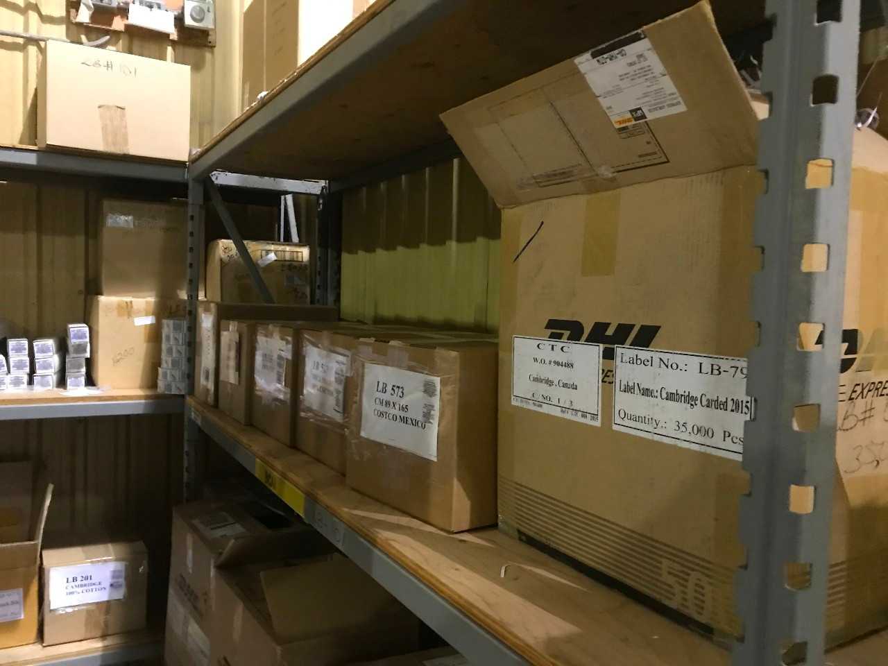 Contents of room and Shelving - MISCELLANEOUS