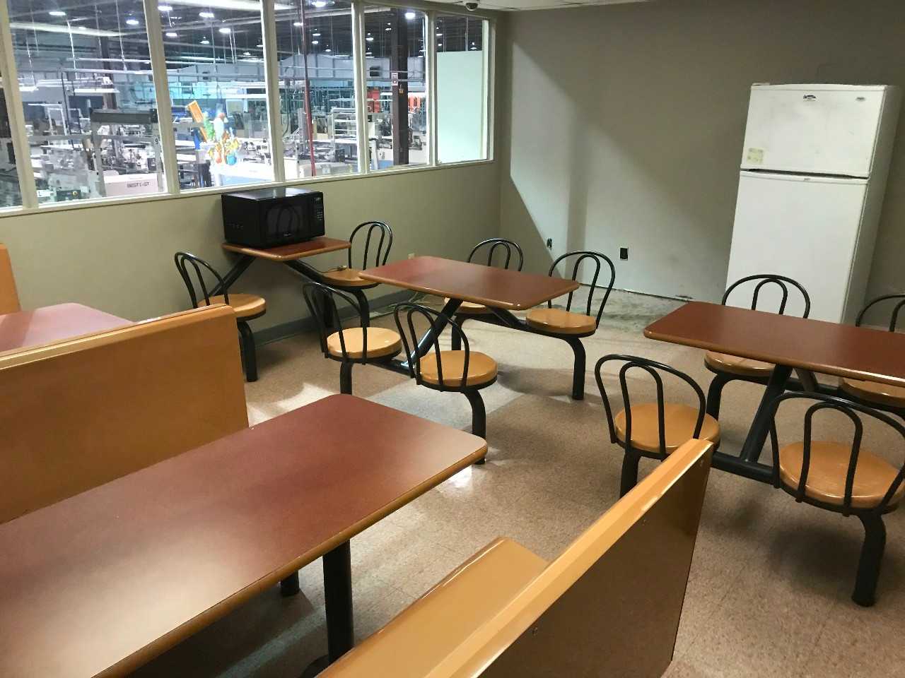 Break Room Furniture  2 Refrigerators and 2 Microwaves - MISCELLANEOUS