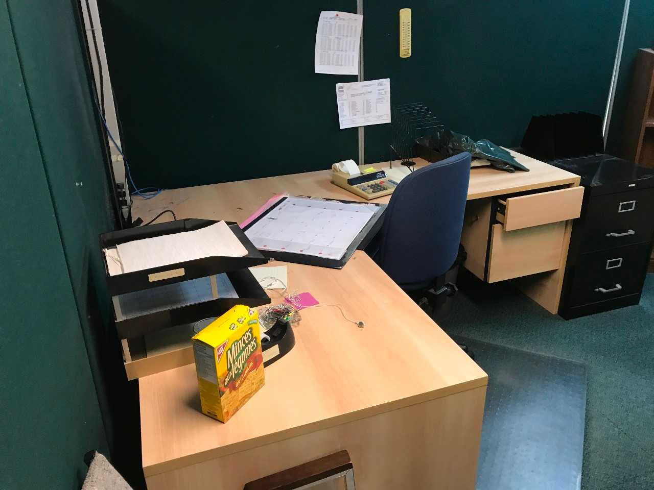 Multiple Office with Desk, Chair,  and Shelf. No File Cabinets or Electronics  - MISCELLANEOUS
