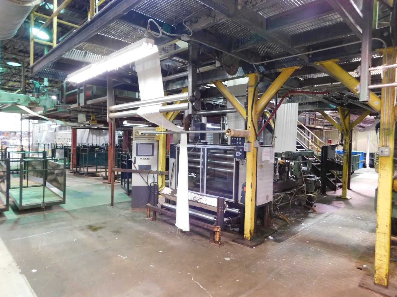 Scutcher/softner pads Menzel with 2003 Mahlo 1999 weft straightener  - PROCESS EQUIPMENT