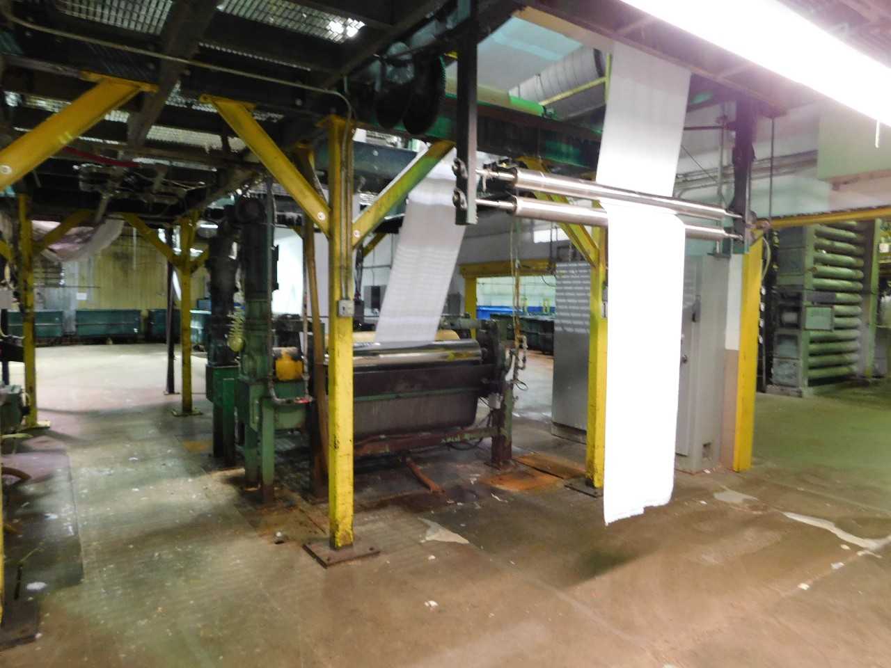 Scutcher/softner pads Menzel with 2003 Mahlo 1999 weft straightener  - PROCESS EQUIPMENT