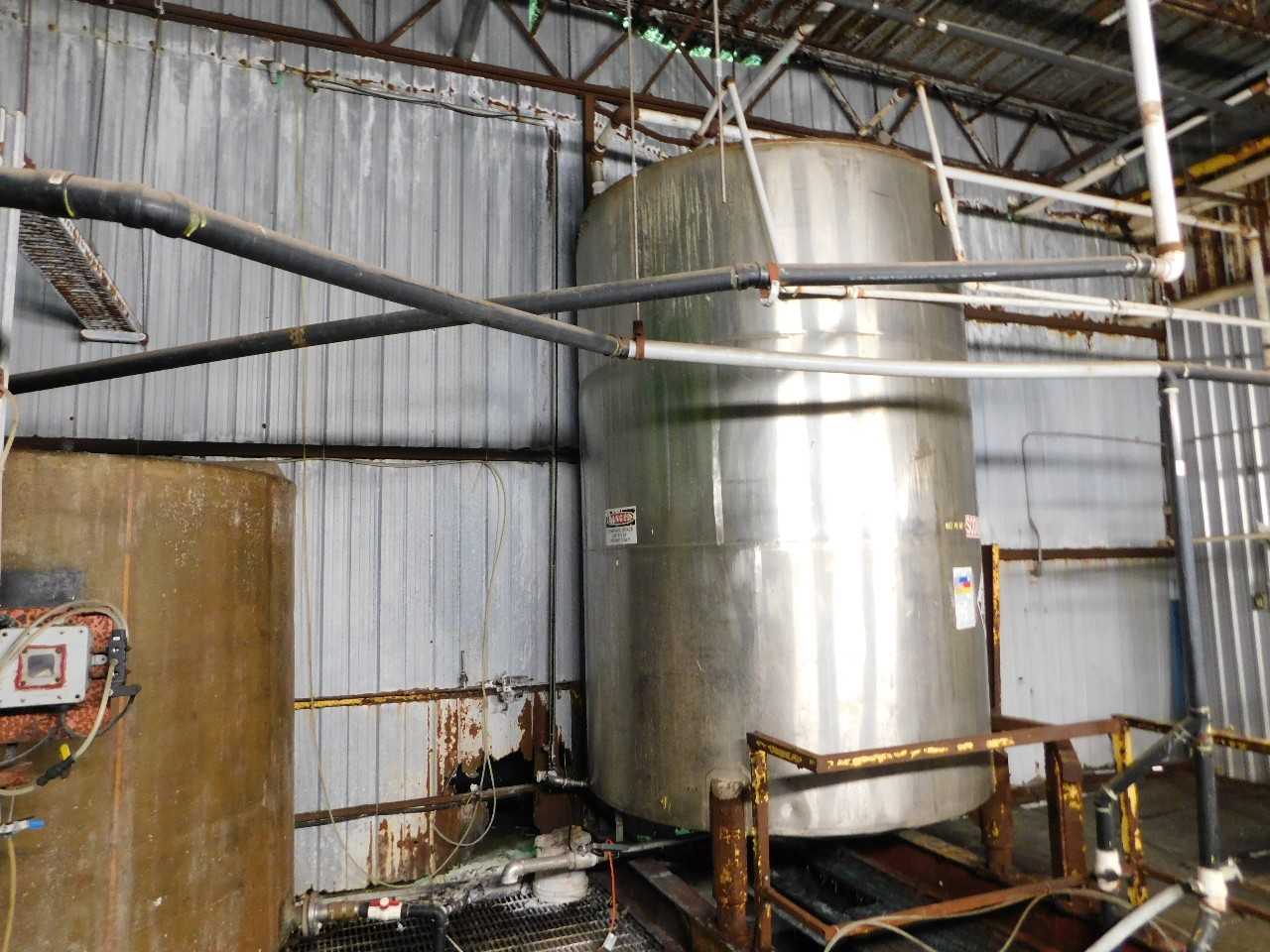 Stainless Steel Tank Approx 10,000 Gal Empty  - PROCESS EQUIPMENT
