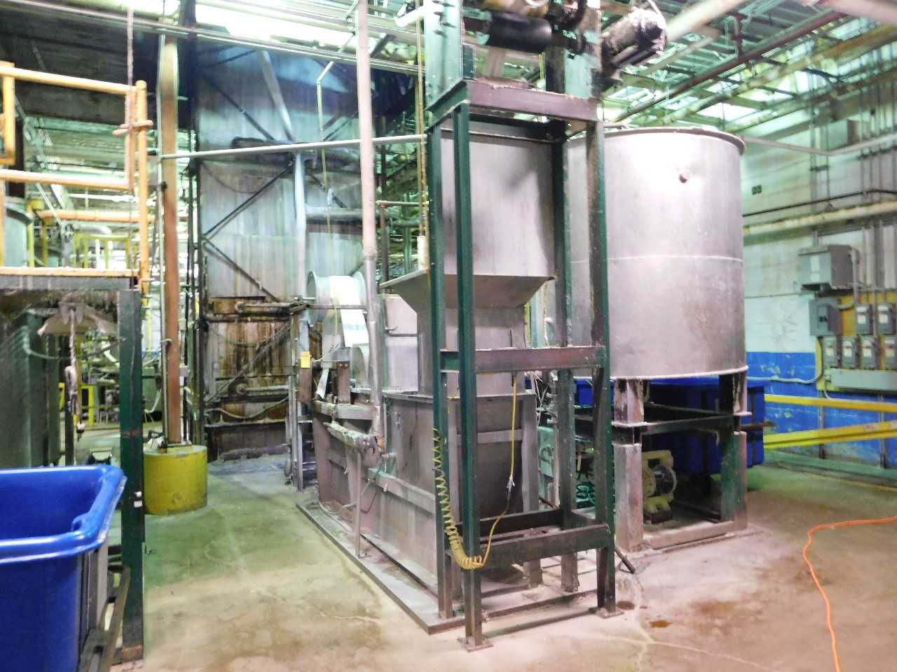 Stainless Steel Open Top Saturation , Coated Nip Roll Pull-Off - PROCESS EQUIPMENT