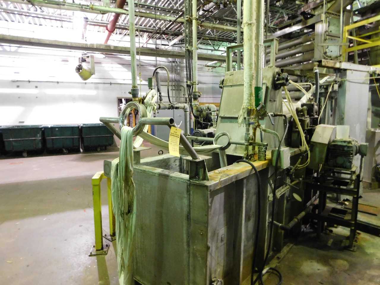 Stainless Steel Open Top Saturation, Coated Nip Roll Pull-Off, - PROCESS EQUIPMENT