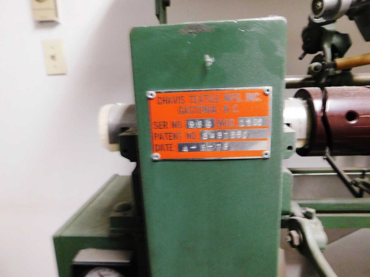 Chavis Backwinder 1978, SN 968 - PROCESS EQUIPMENT