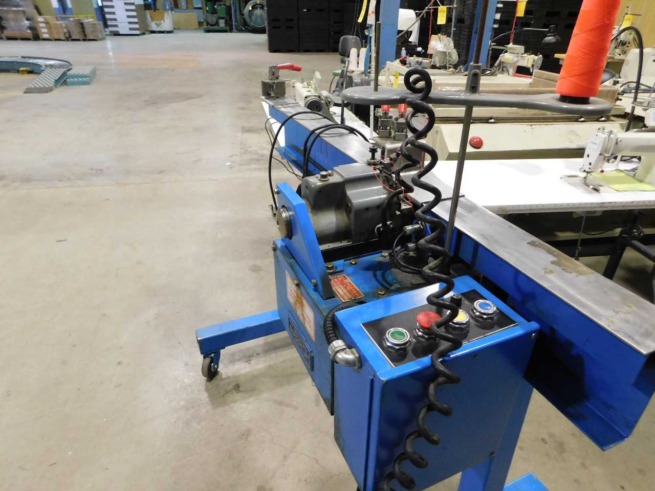 BIRCH Rail Machine with Merrow Sewing Head - PROCESS EQUIPMENT
