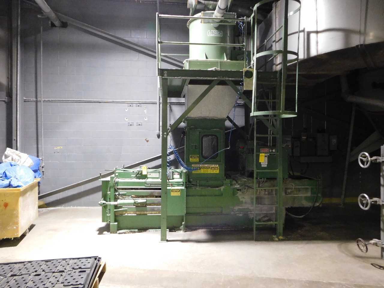C&M Company Bailer with Aldrich Dust Collection Unit - DUST COLLECTOR