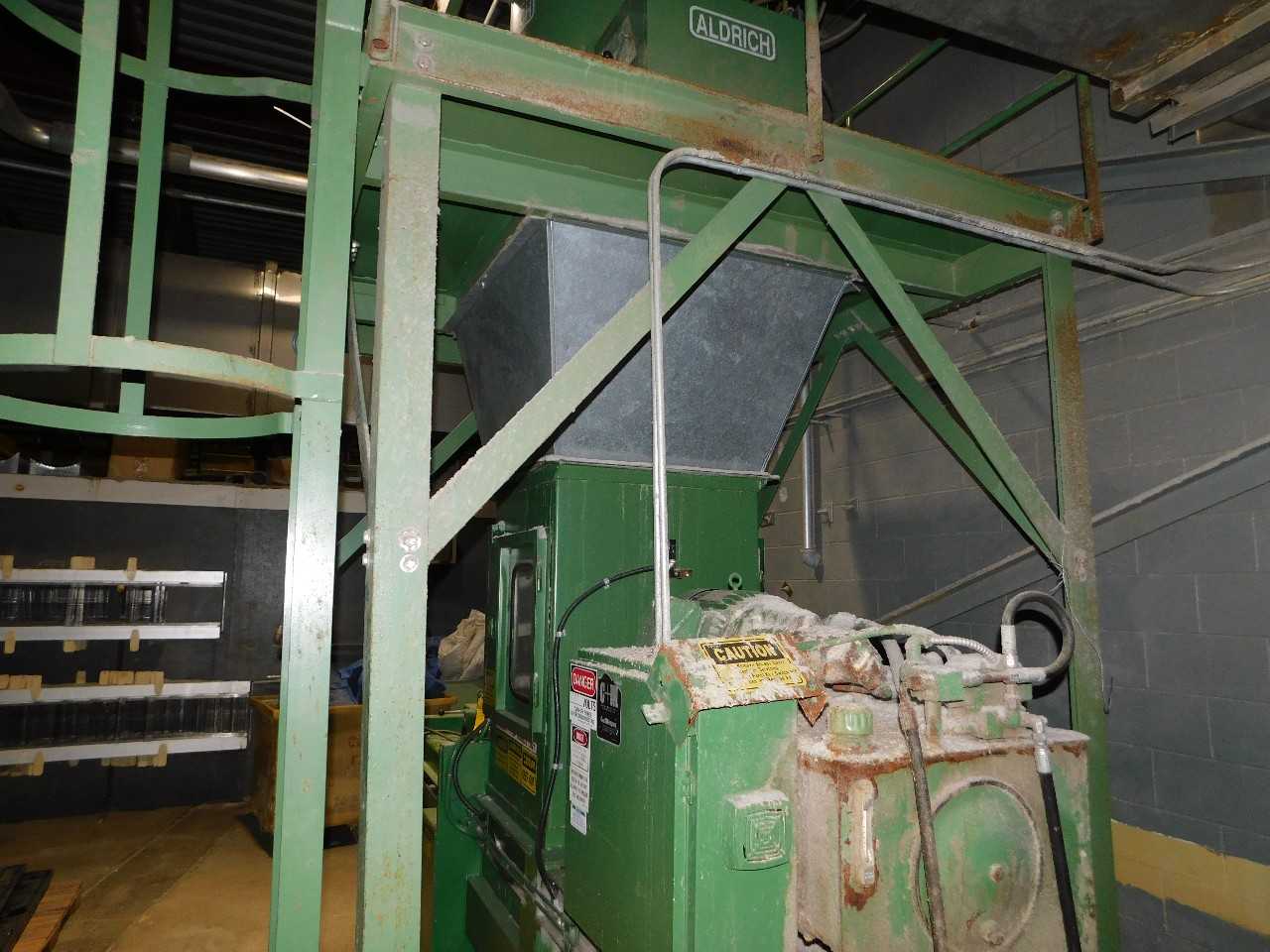 C&M Company Bailer with Aldrich Dust Collection Unit - DUST COLLECTOR
