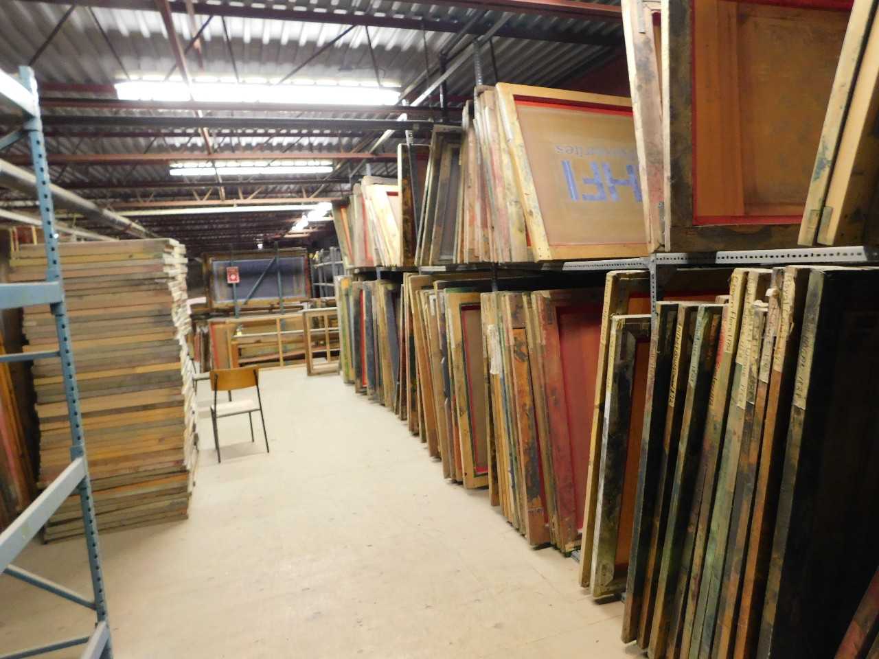Screen Printing Wooden Frames - PLANT & FACILITY