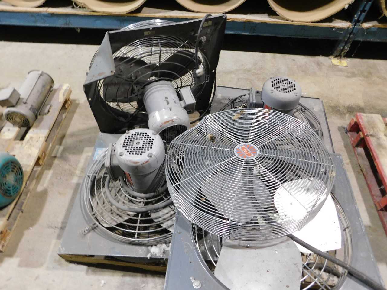 Pallet Of 4 Electric ceiling Mounted Fans - HVAC EQUIPMENT