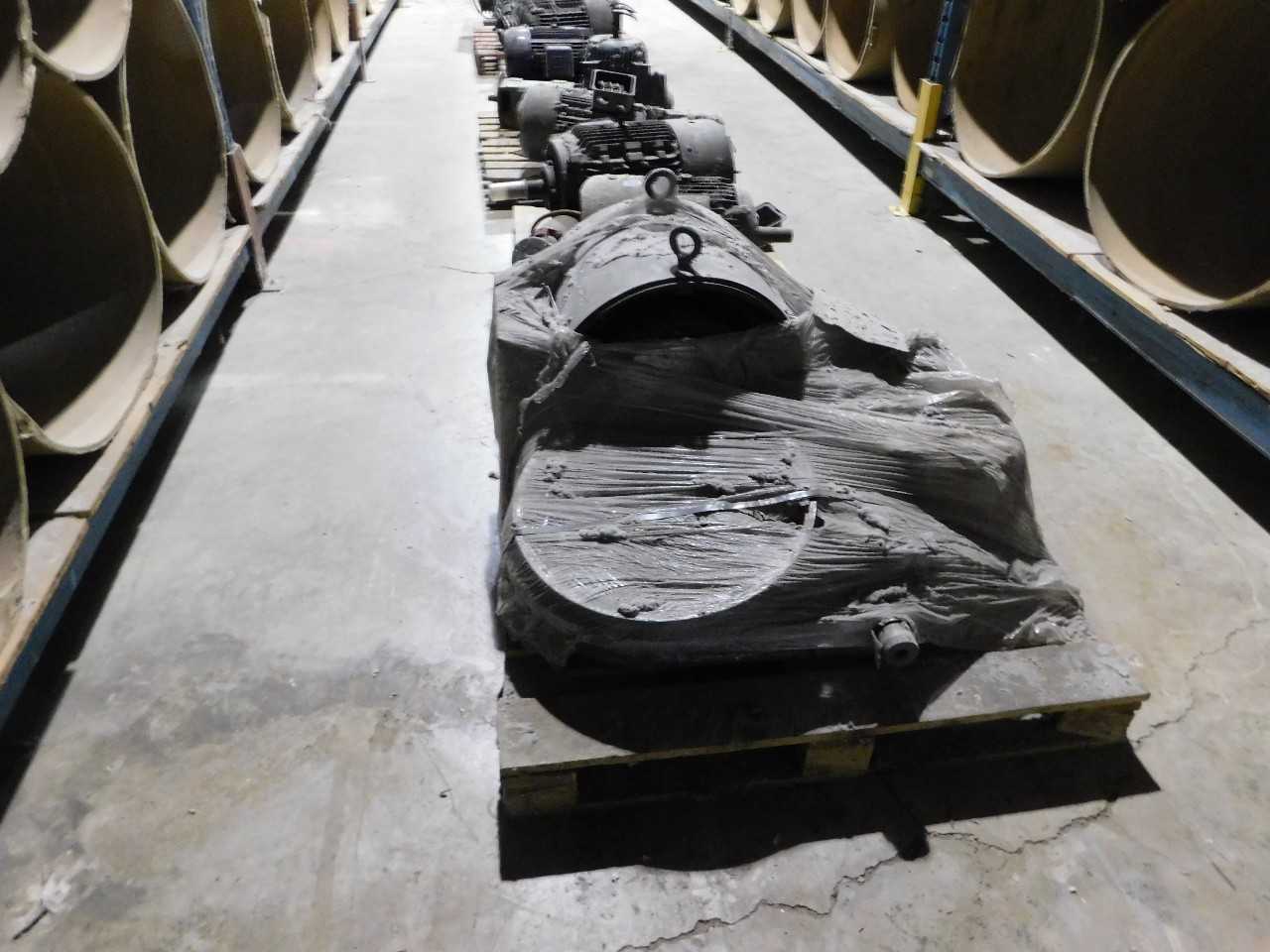  1 Electric Motor with Parts and Housing on pallet - ELECTRIC MOTORS