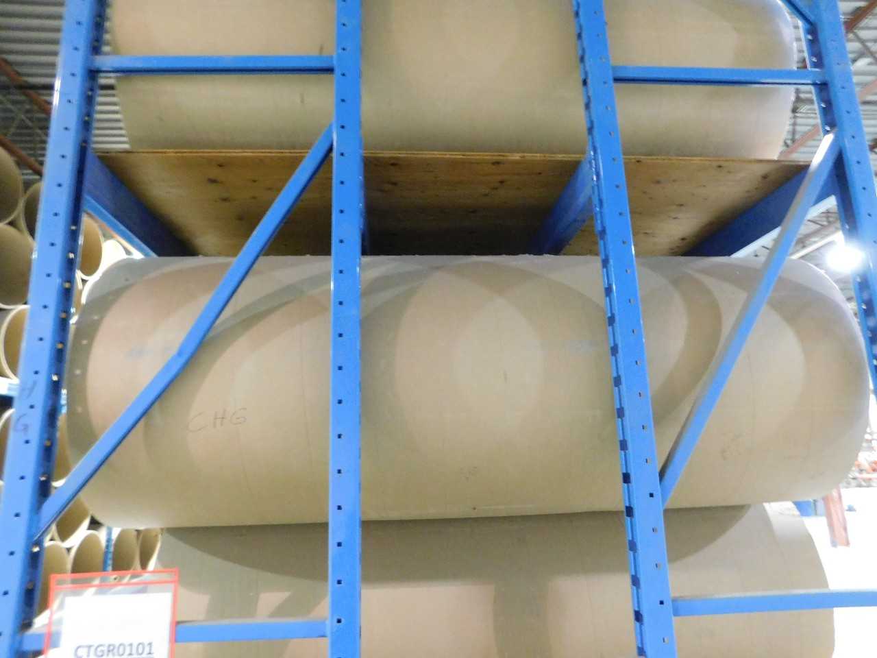 6 Sections of Heavy Duty Pallet Racking 36" X 12' X16' - PALLET RACKING