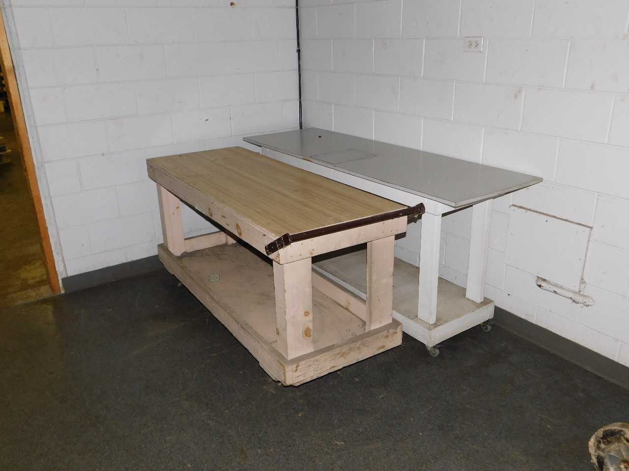 Rolling Tables QTY 2 - MATERIAL HANDLING