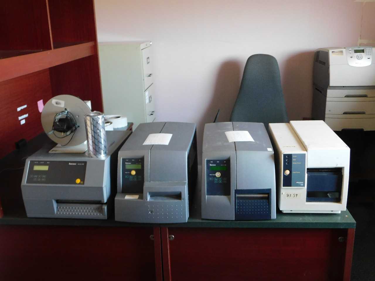 4 QTY Bar code printers- PM43 Series, full touch  - PACKAGING