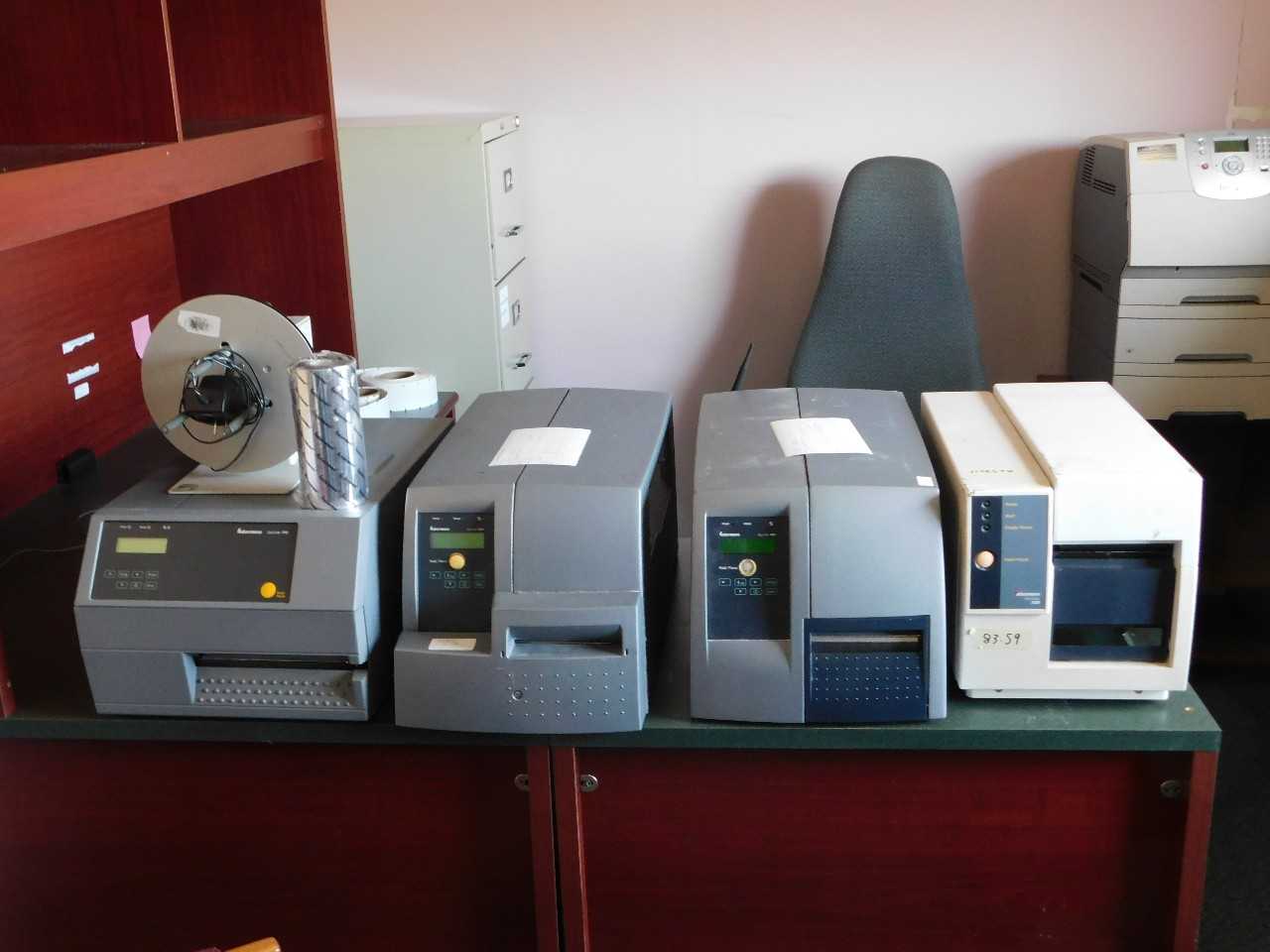  4 QTY Bar code printers- PM43 Series, full touch  - PACKAGING
