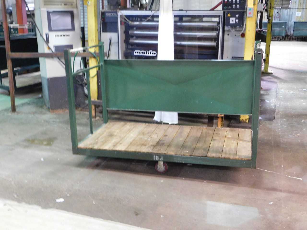 Green Carts Lot of 3 - ROLLING CARTS