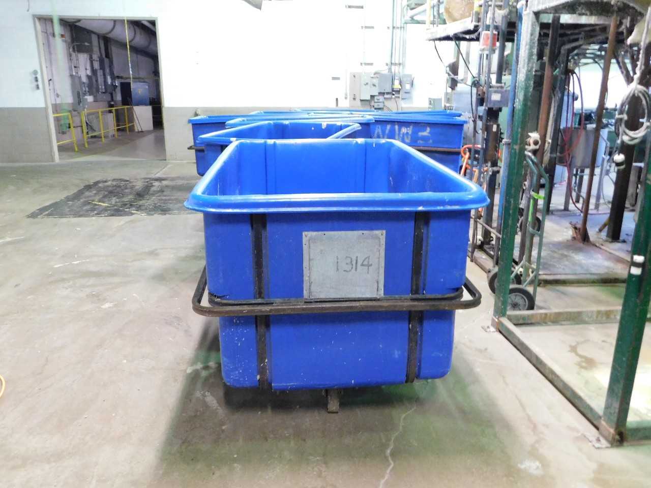 Tub Carts LOT OF 3 - ROLLING CARTS