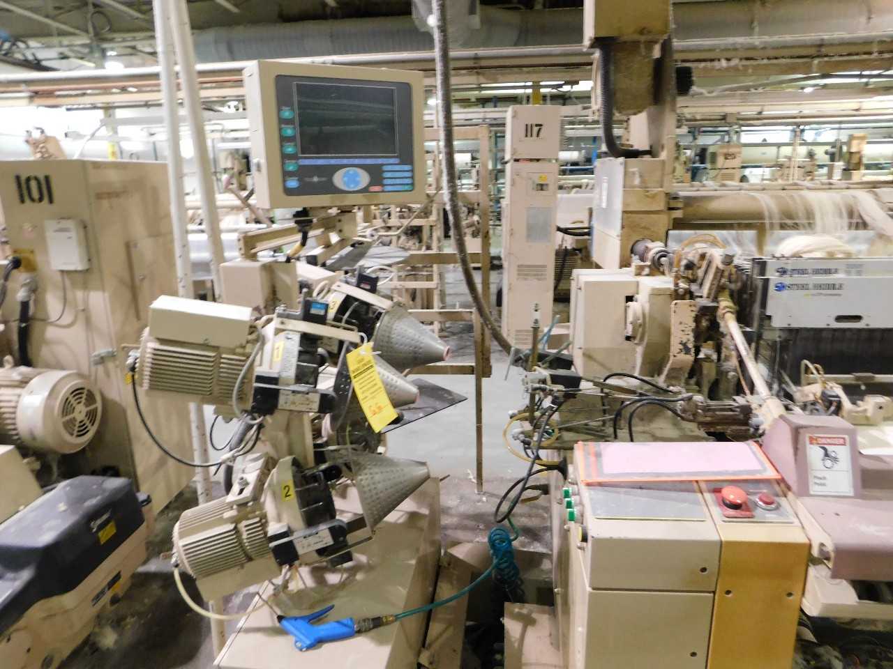  2002 Tsudakoma 230 cm ZAX Air Jet Looms with air tuckers - PROCESS EQUIPMENT