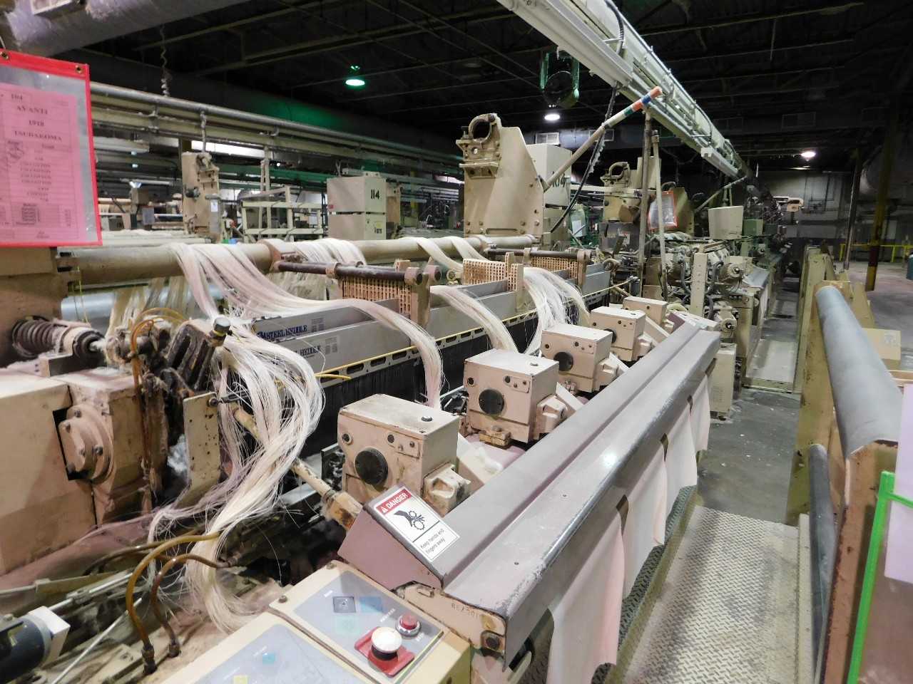  2002 Tsudakoma 230 cm ZAX Air Jet Looms with mechanical tuckers - PROCESS EQUIPMENT