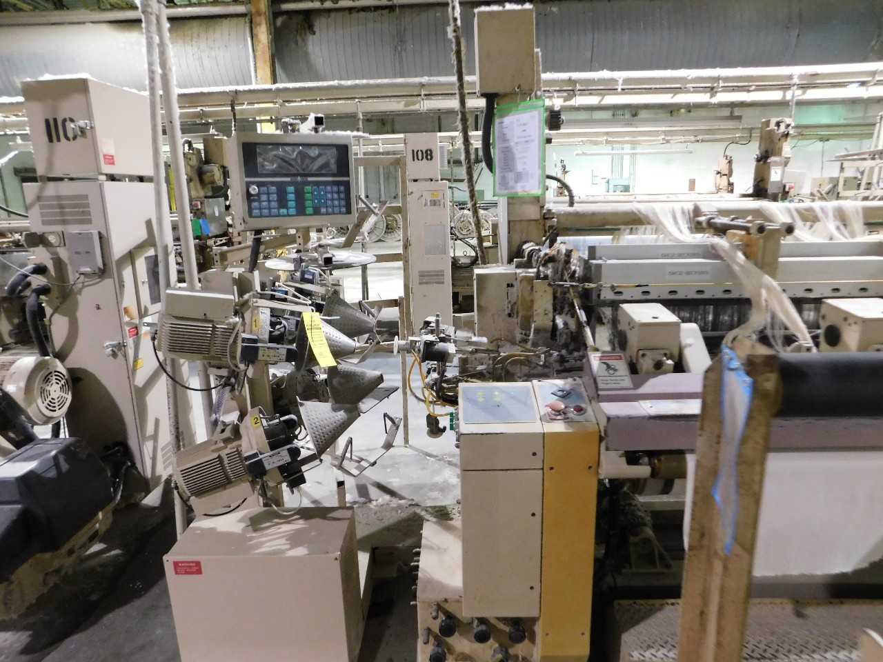  2002 Tsudakoma 230 cm ZAX Air Jet Looms with mechanical tuckers - PROCESS EQUIPMENT