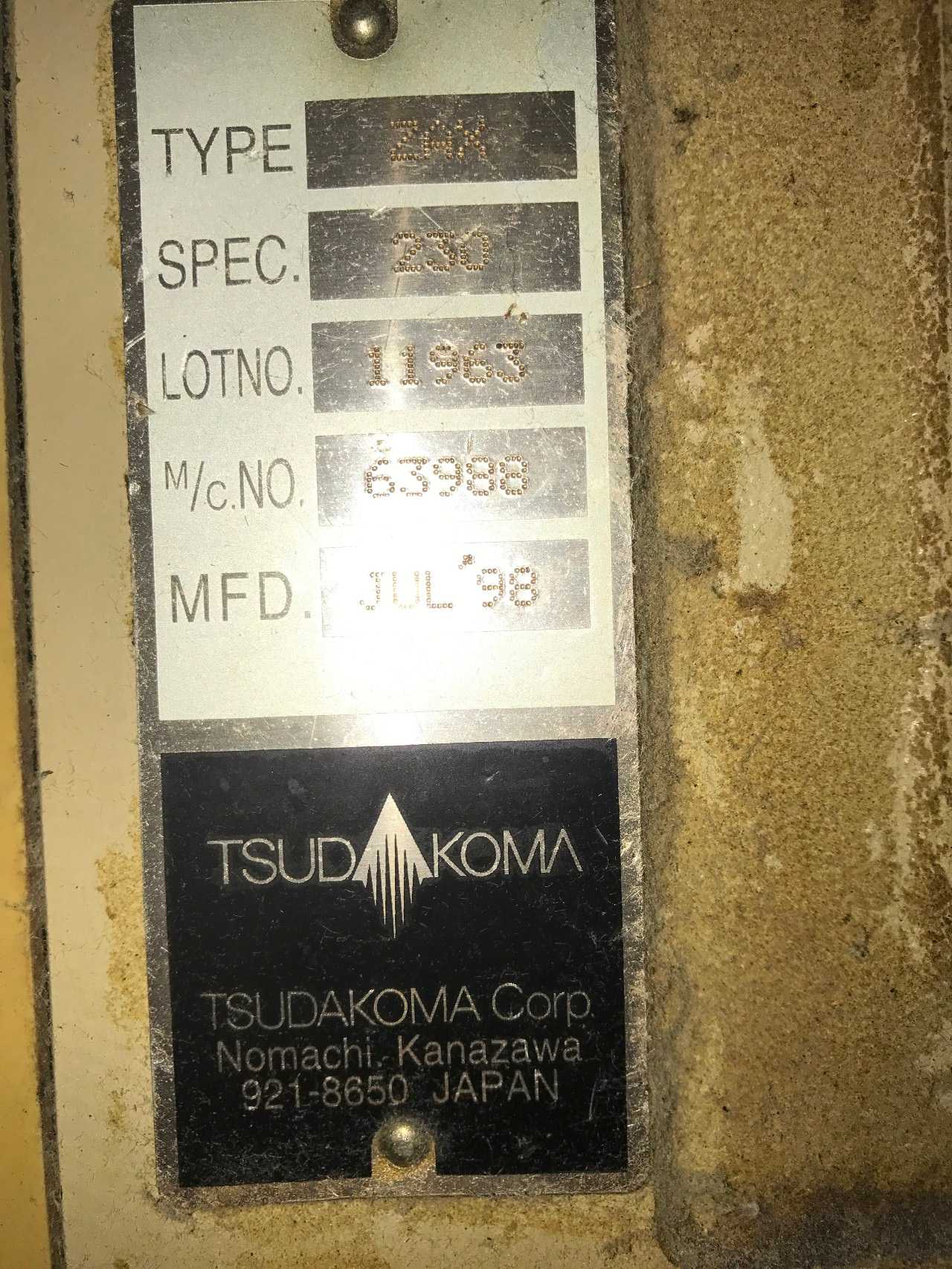  2002 Tsudakoma 230 cm ZAX Air Jet Looms with mechanical tuckers - PROCESS EQUIPMENT