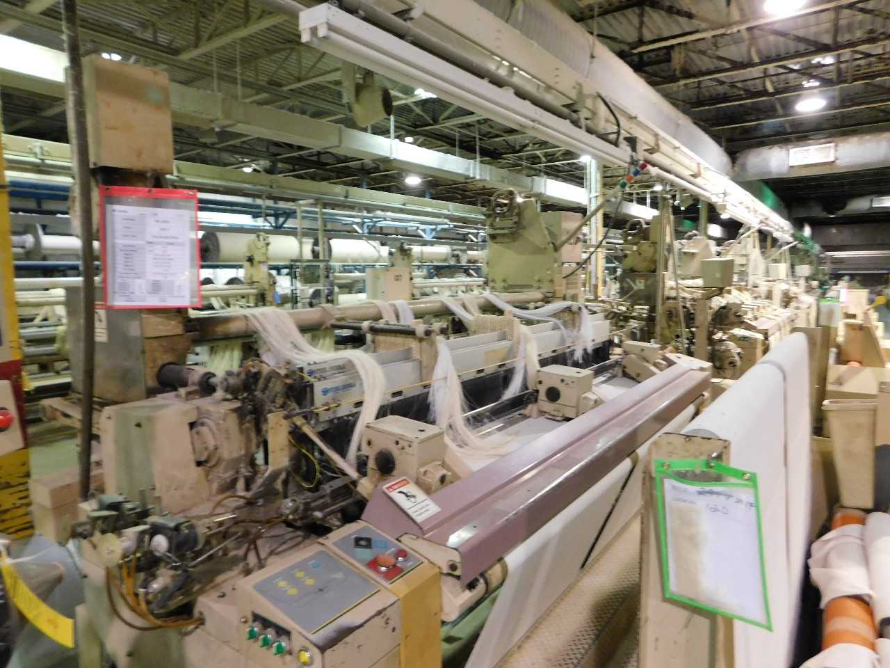  2002 Tsudakoma 230 cm ZAX Air Jet Looms with mechanical tuckers - PROCESS EQUIPMENT