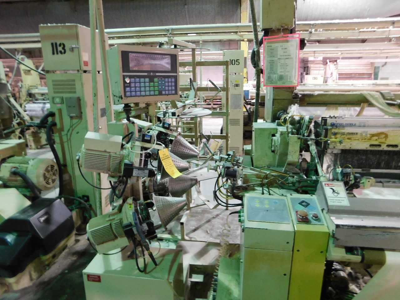 1998 Tsudakoma 210 cm ZAX Air Jet Looms with air tuckers - PROCESS EQUIPMENT