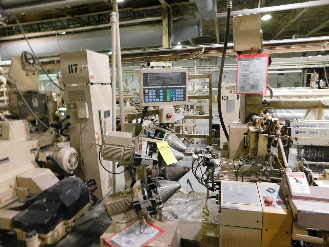 1998 Tsudakoma 210 cm ZAX Air Jet Looms with air tuckers - PROCESS EQUIPMENT