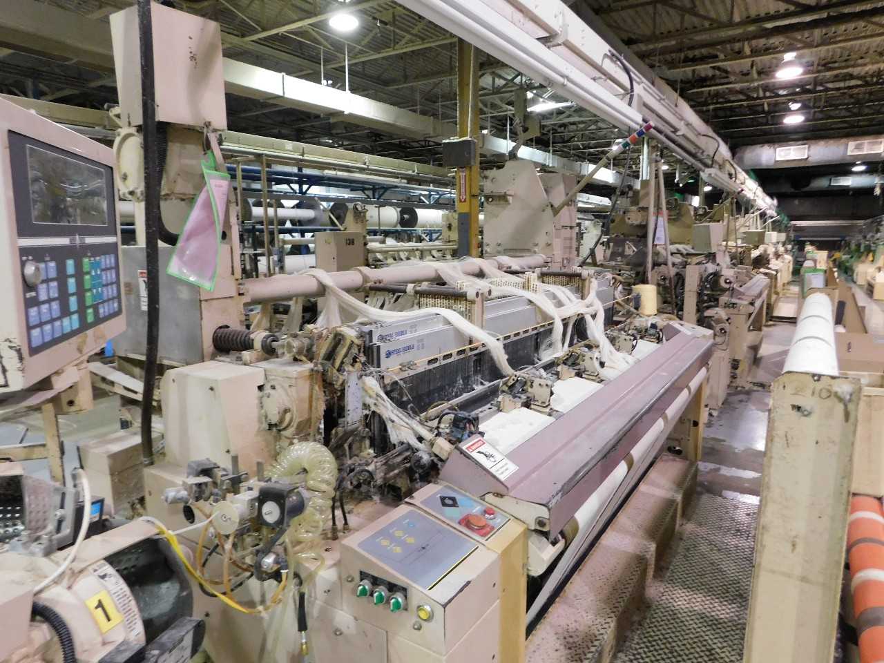 1998 Tsudakoma 210 cm ZAX Air Jet Looms with air tuckers - PROCESS EQUIPMENT