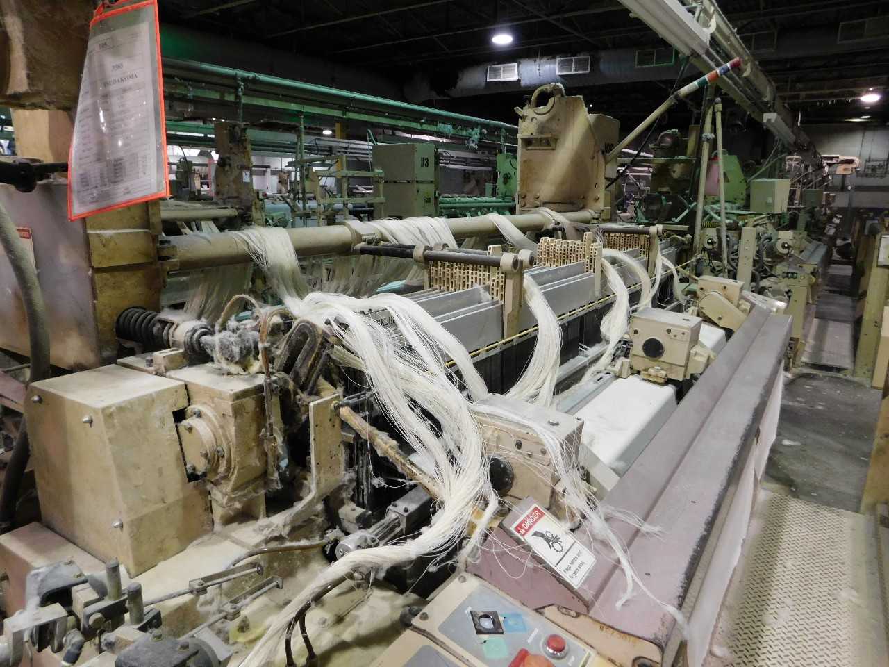 1998 Tsudakoma 210 cm ZAX Air Jet Looms with mechanical tuckers - PROCESS EQUIPMENT