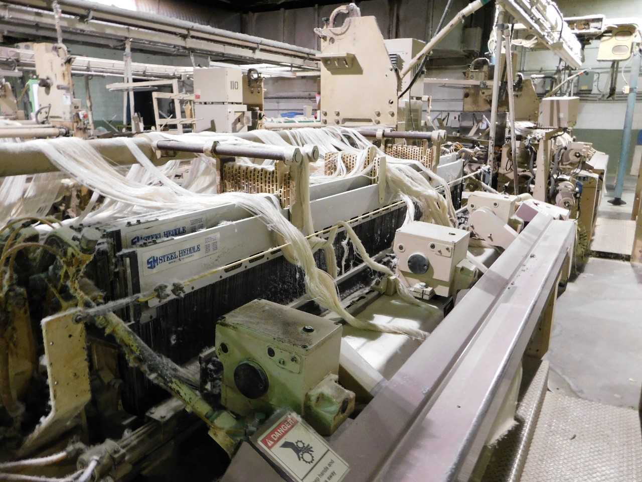 1998 Tsudakoma 210 cm ZAX Air Jet Looms with air tuckers - PROCESS EQUIPMENT