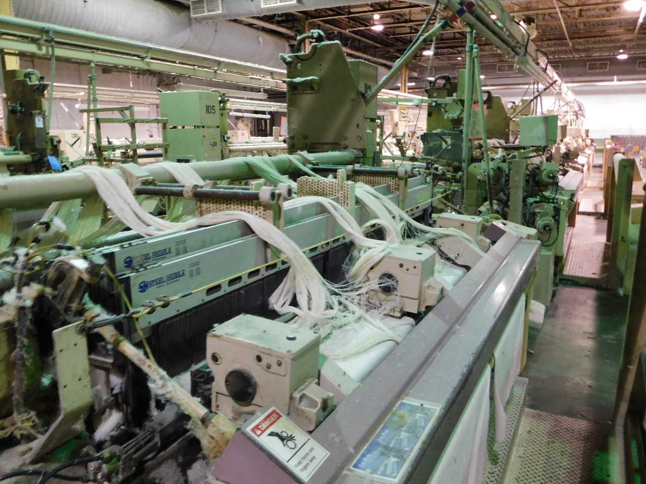 1998 Tsudakoma 210 cm ZAX Air Jet Looms with air tuckers - PROCESS EQUIPMENT