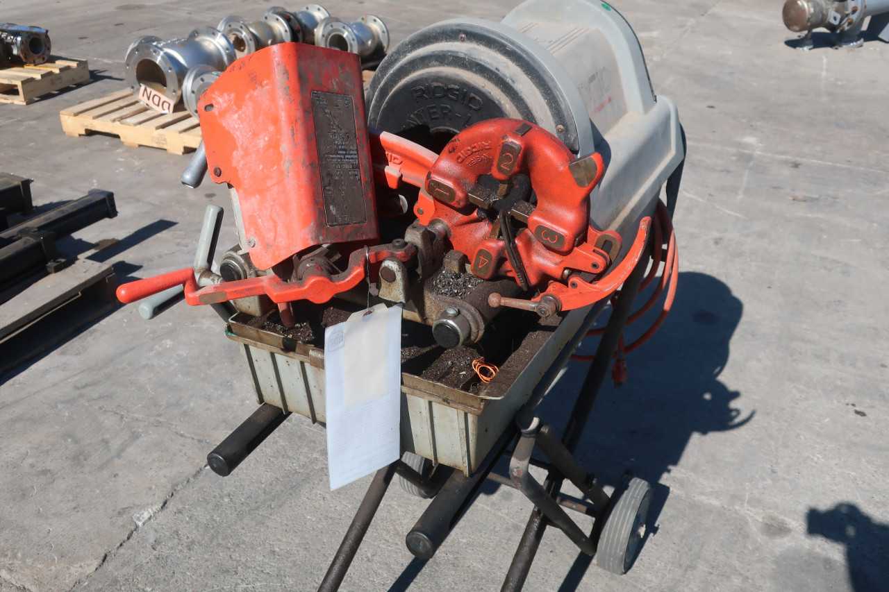 RIGID 1822-I PIPE & BOLT THREADER MACHINE 120V 15AMP - ELECTRIC POWER TOOLS