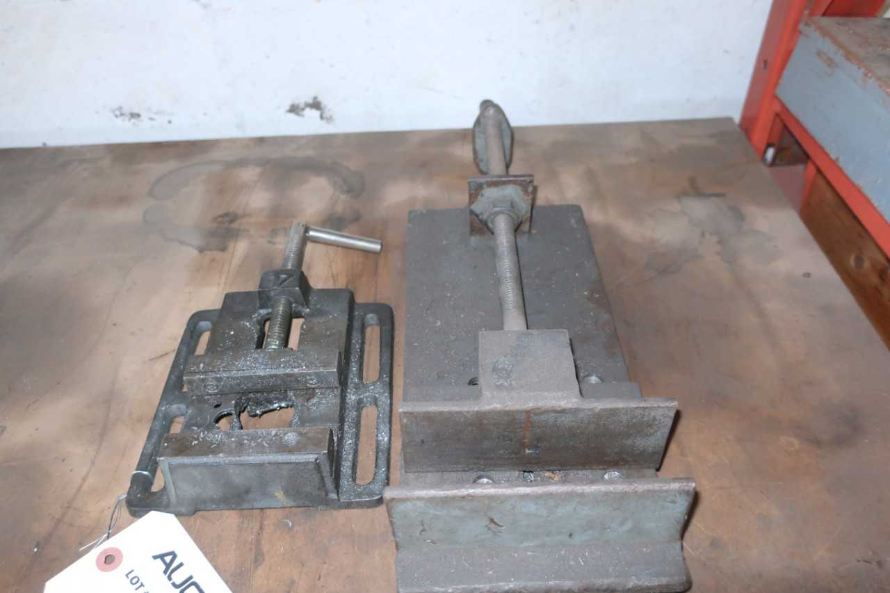 LOT OF 2 ASSORTED VISES - ELECTRIC POWER TOOLS