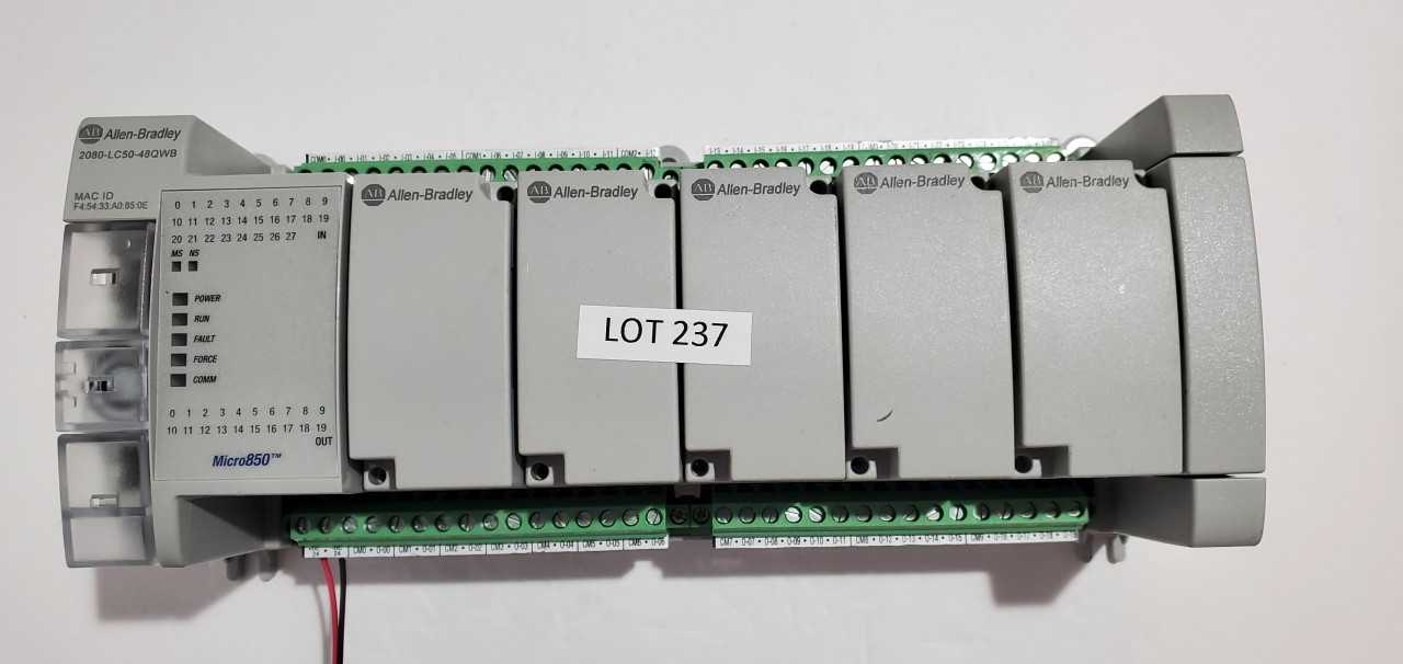 Allen Bradley Micro 850 2080-LC50-48QWB PLC - AUTOMATION & CONTROLS Allen Bradley Micro 850 2080-LC50-48QWB PLC - AUTOMATION & CONTROLS