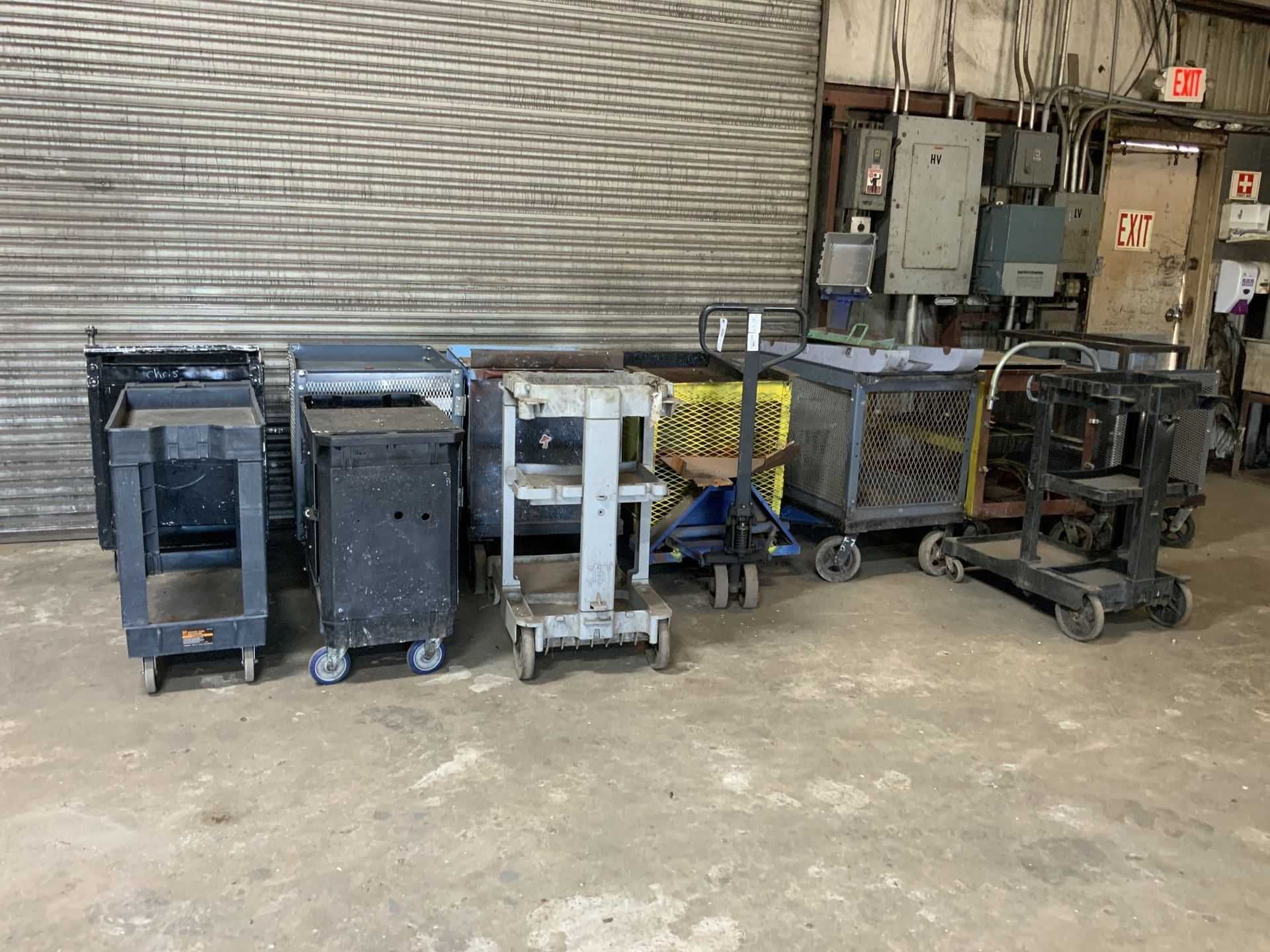 QTY 11 - ROLLING CARTS - ROLLING CARTS