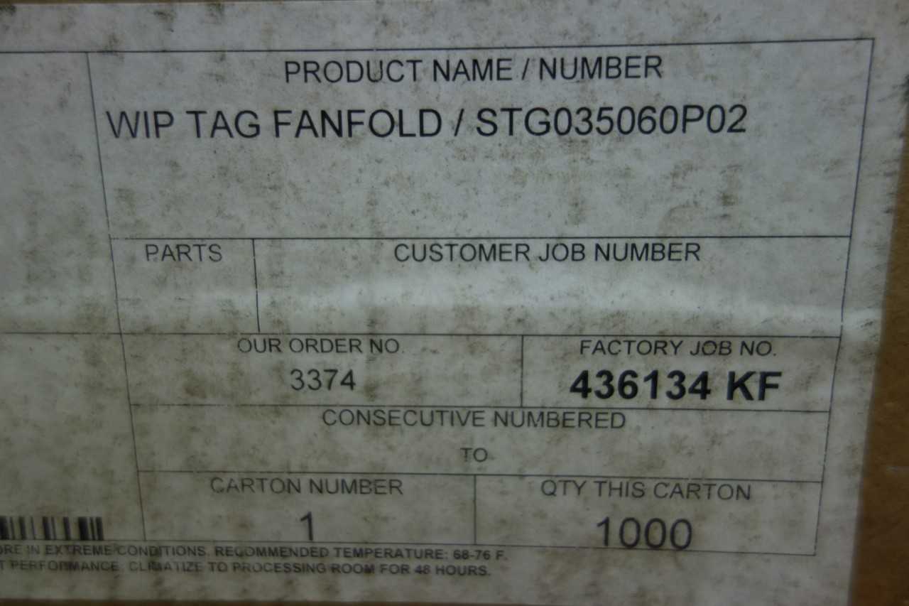 LOT OF 5 BOXES OF DANGER DO NOT OPERATE SAFETY TAGS - SAFETY EQUIPMENT