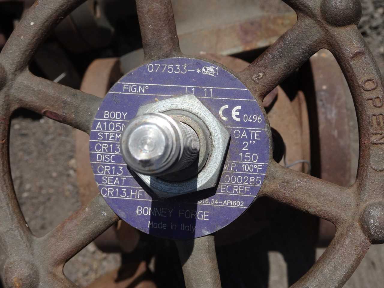 Bonney Forge 2" & 3" Steel Valves - full pallet - VALVES
