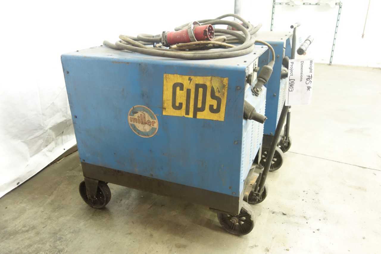 LOT OF 2 MILLER SRH-333 DC ARC WELDING MACHINES - WELDING EQUIPMENT