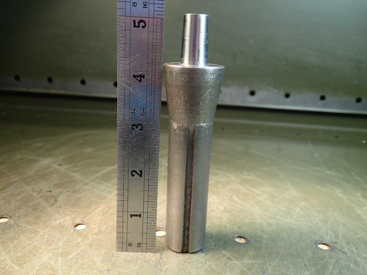 Drill Chuck Arbor: Jacobs Taper 2JT, R-8 Shank, Used in Good Condition, JT2 - HOLEMAKING TOOLS