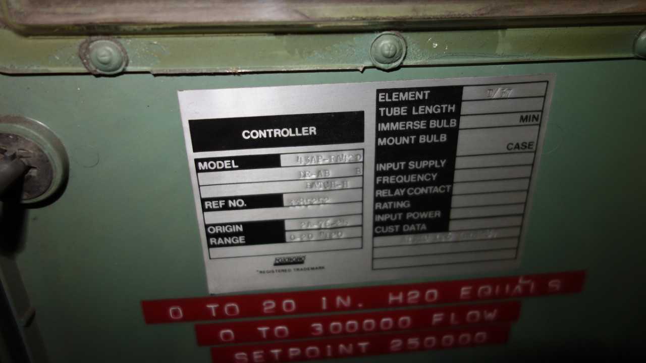 FOXBORO 43AP-FA42D PNEUMATIC CONTROLLER - AUTOMATION & CONTROLS